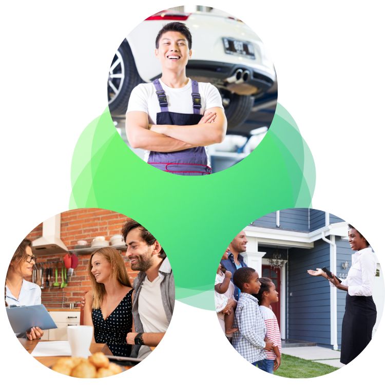 Independent professionals use it as their primary meeting booking system. Stores such as auto shops or mechanics use it as a scheduling system. Other professionals use it as the main calendar to organize their showings.